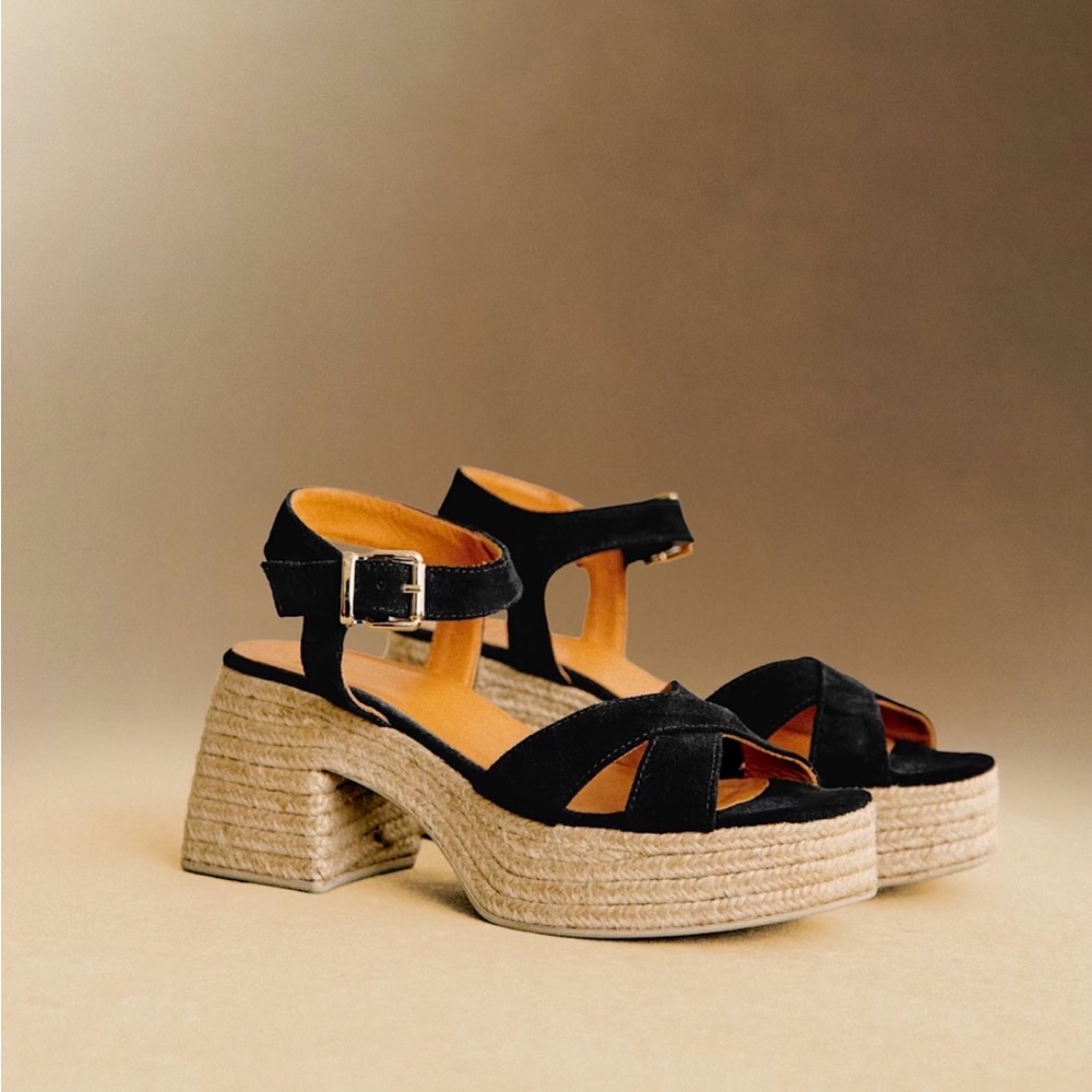 Sézane | Manon Espadrilles | Black - Picture 3 of 17